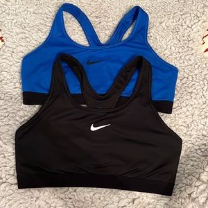 Lot of 2 large nike razor back sports bras